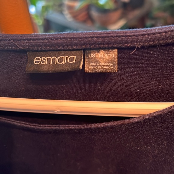 Esmara navy medium ruffle sleeve dress, NWOT, shift dress - Picture 3 of 7